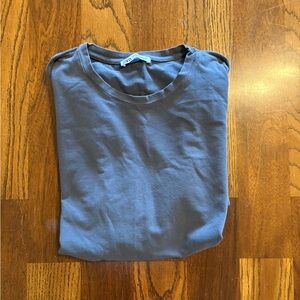 Zara Men's Charcoal Short Sleeve Tee